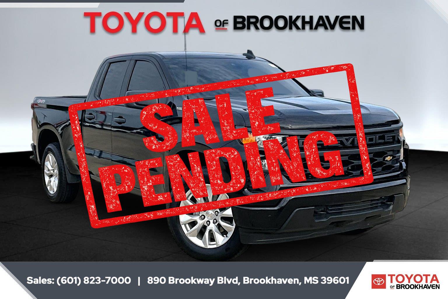 Black 2023 Chevrolet Silverado 1500 Pickup Truck Four-Wheel Drive 8-Speed Automatic