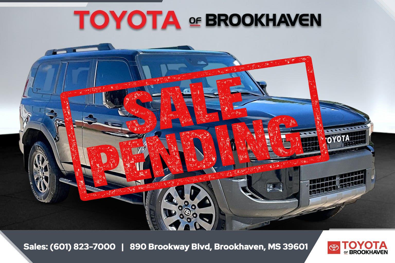Black 2025 Toyota Land Cruiser SUV / Crossover Four-Wheel Drive 8-Speed Automatic