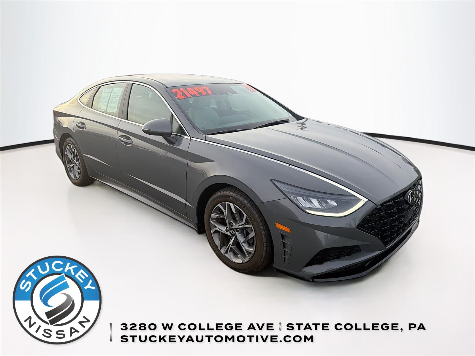 Hampton Gray 2022 Hyundai Sonata SEL FWD Sedan Front-Wheel Drive Automatic