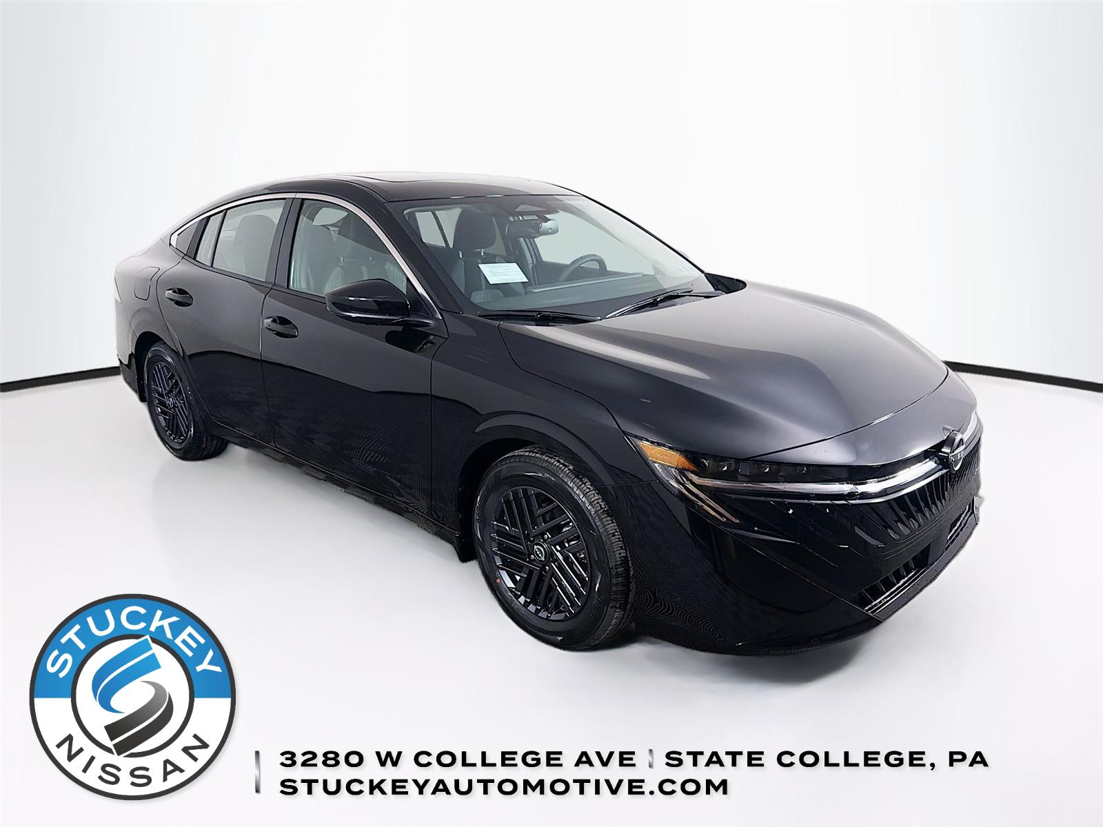 Super Black 2026 Nissan Sentra SV FWD Sedan Front-Wheel Drive Continuously Variable Transmission