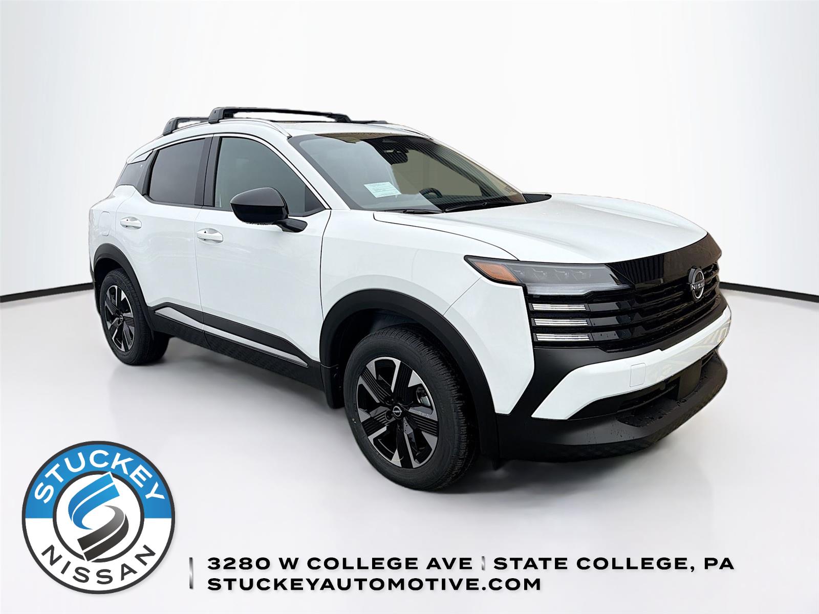 White (Fresh Powder) 2026 Nissan Kicks SUV / Crossover All-Wheel Drive Continuously Variable Transmission