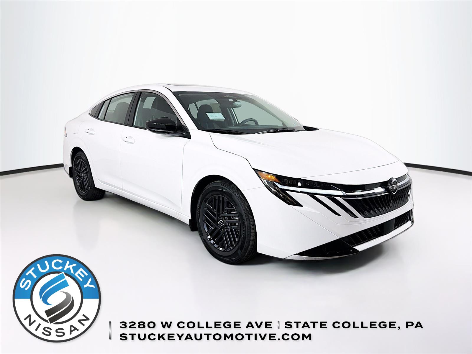 White (Fresh Powder) 2026 Nissan Sentra Sedan Front-Wheel Drive Continuously Variable Transmission