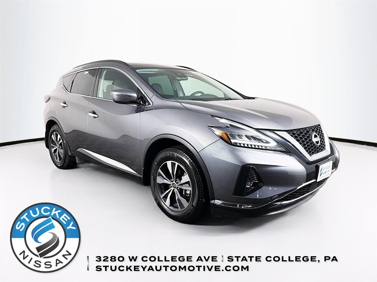 Gray (Gun Metallic) 2024 Nissan Murano SV AWD SUV / Crossover All-Wheel Drive Continuously Variable Transmission
