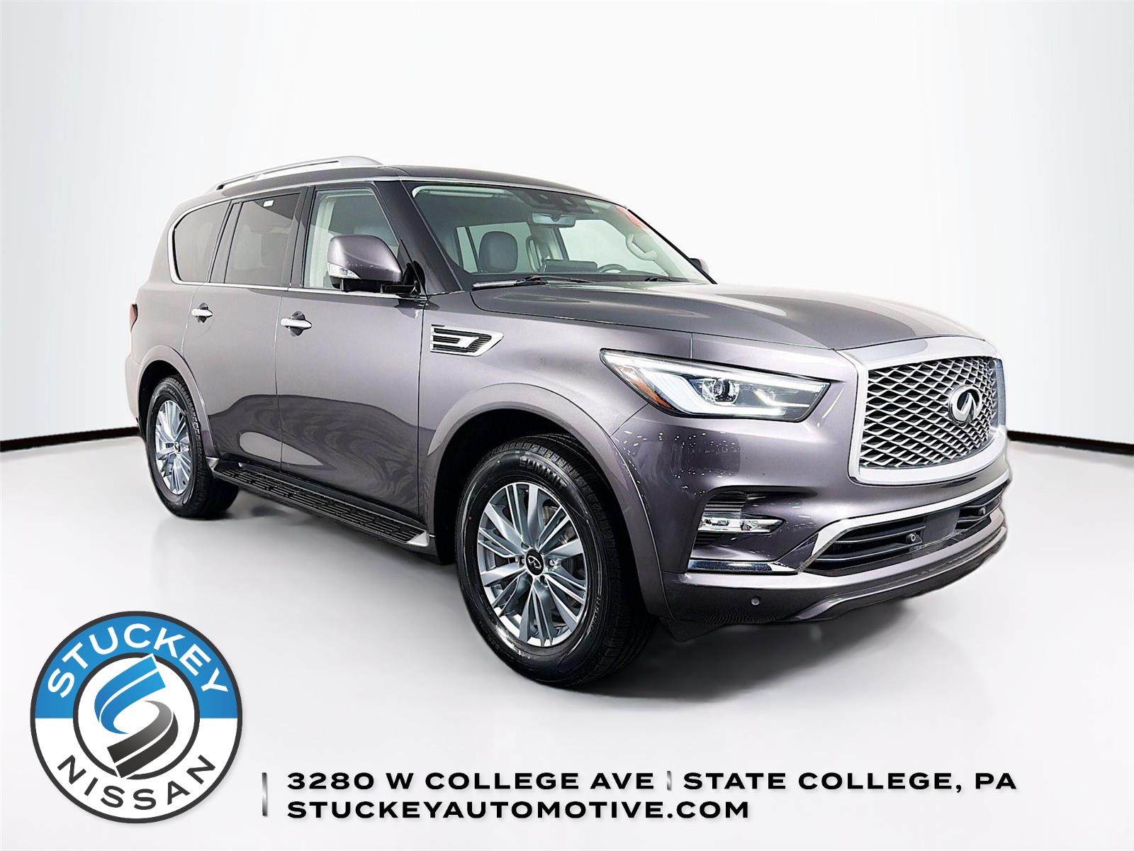Anthracite Gray 2024 INFINITI QX80 Luxe 4WD SUV / Crossover All-Wheel Drive Automatic