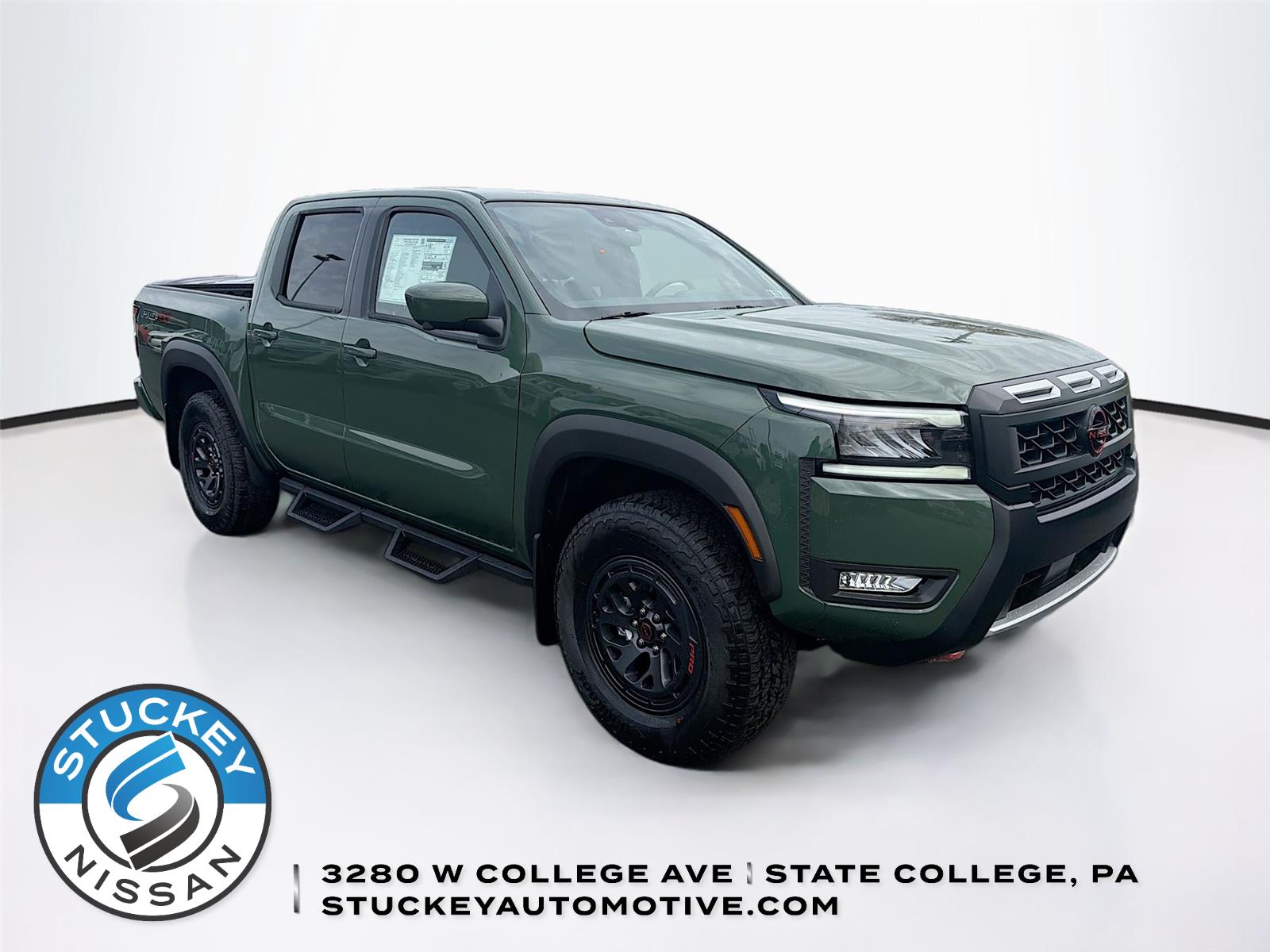 Tactical Green Metallic 2026 Nissan Frontier PRO-4X Crew Cab 4WD Pickup Truck Four-Wheel Drive Automatic