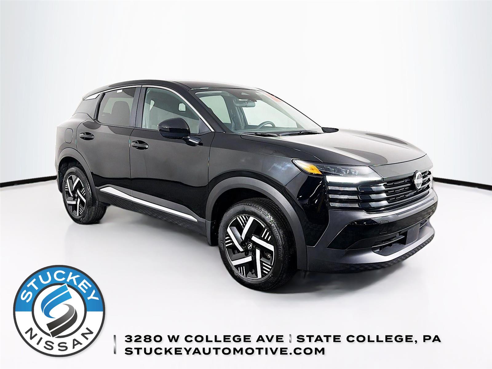 Super Black 2025 Nissan Kicks SV FWD SUV / Crossover Front-Wheel Drive Continuously Variable Transmission