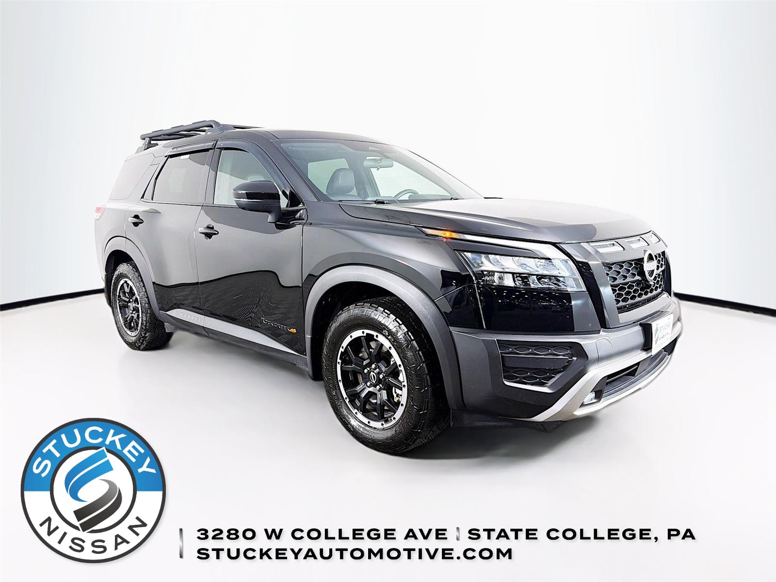 Super Black 2025 Nissan Pathfinder Rock Creek 4WD SUV / Crossover All-Wheel Drive Automatic