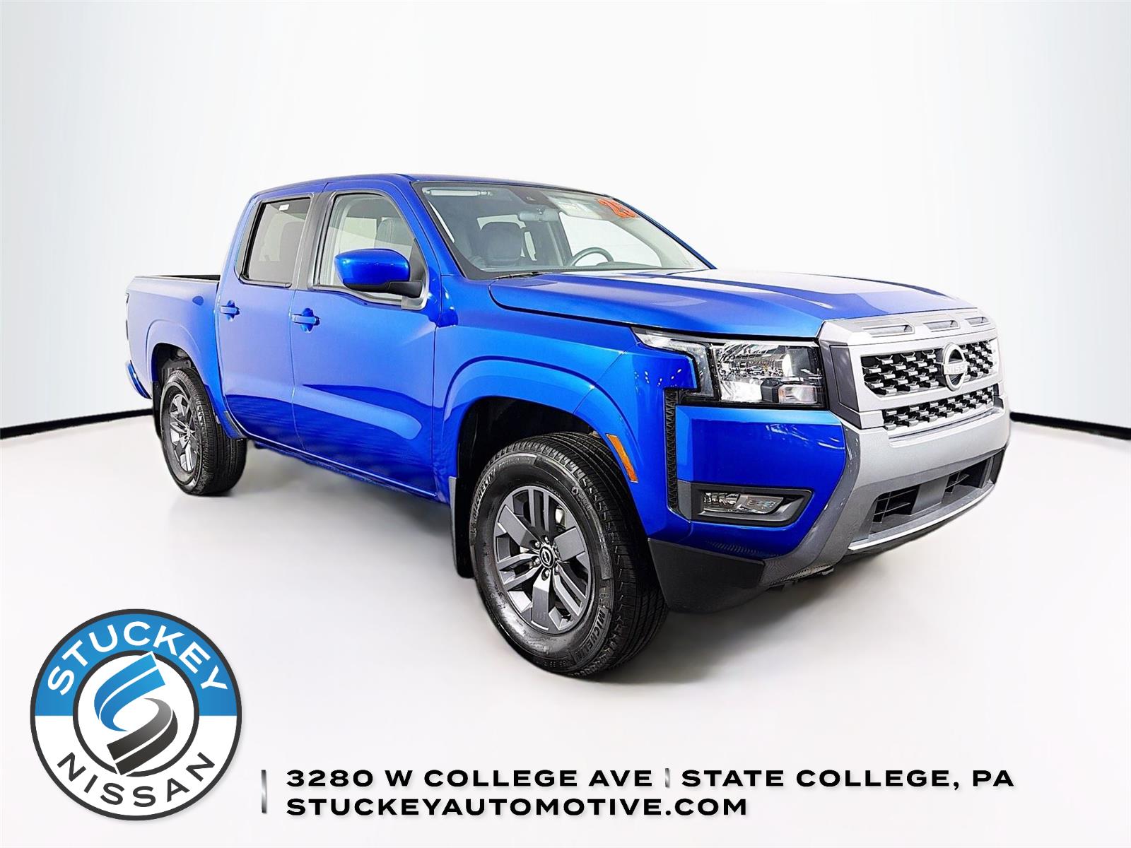 Bluestone Pearl 2025 Nissan Frontier SV Crew Cab 4WD Pickup Truck Four-Wheel Drive Automatic