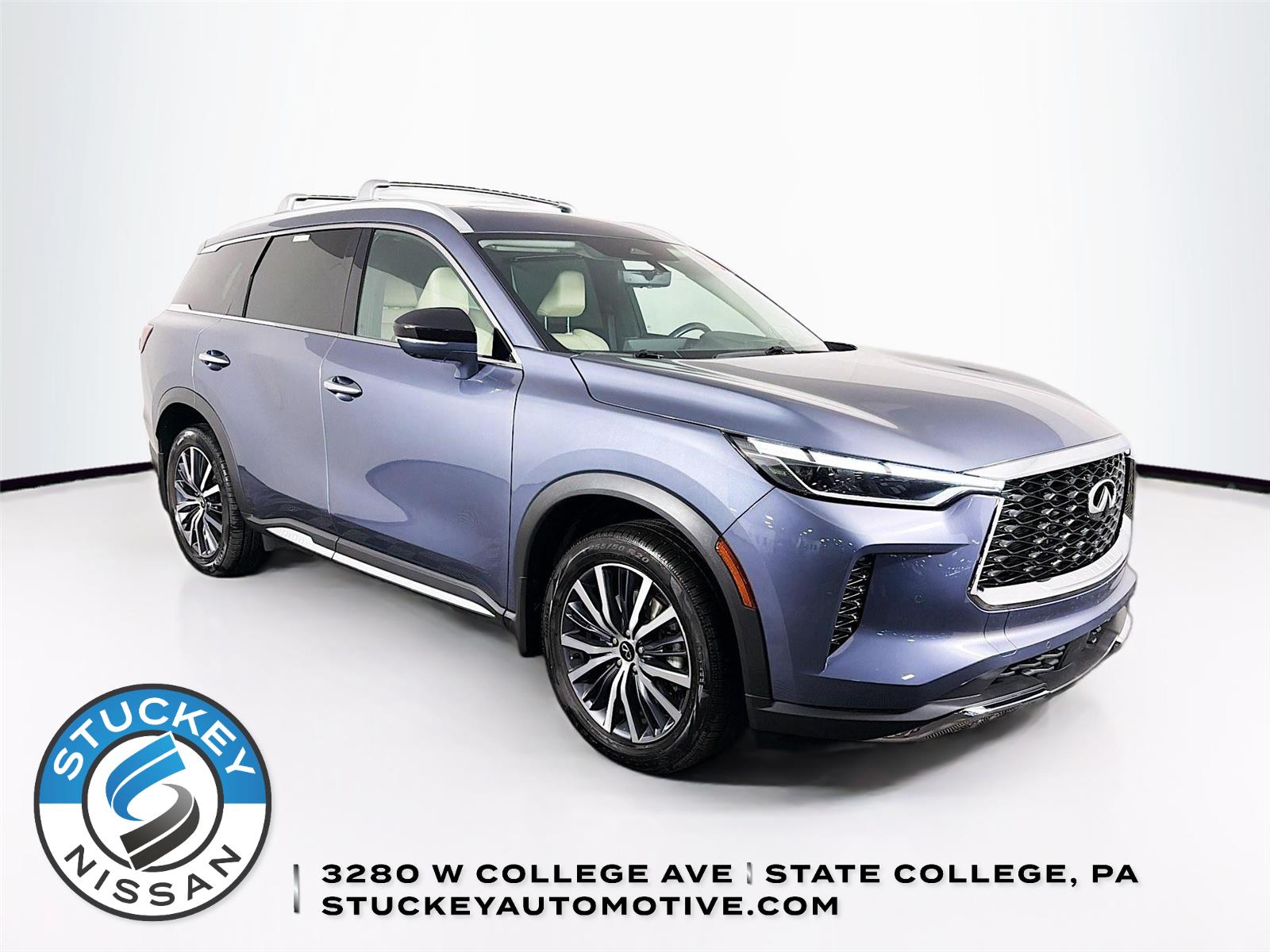 Moonbow Blue 2022 INFINITI QX60 Sensory AWD SUV / Crossover All-Wheel Drive Automatic