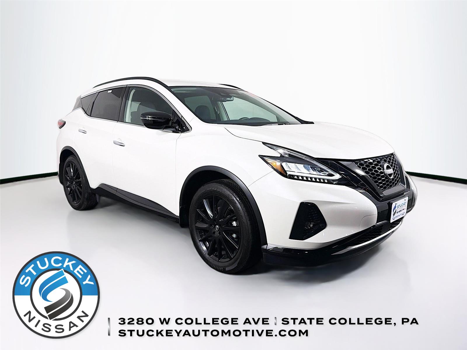 Pearl White Tricoat 2023 Nissan Murano SV AWD SUV / Crossover All-Wheel Drive Continuously Variable Transmission