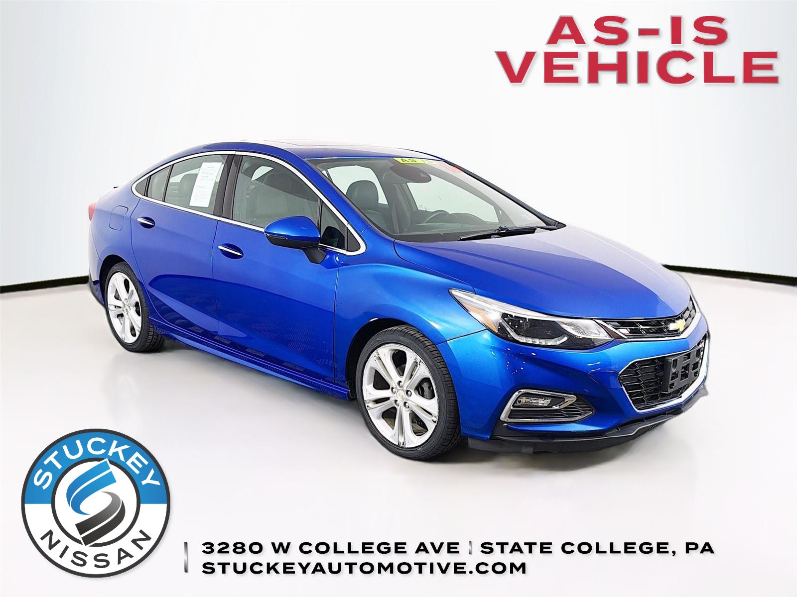Kinetic Blue Metallic 2016 Chevrolet Cruze Premier Sedan FWD Sedan Front-Wheel Drive 6-Speed Automatic