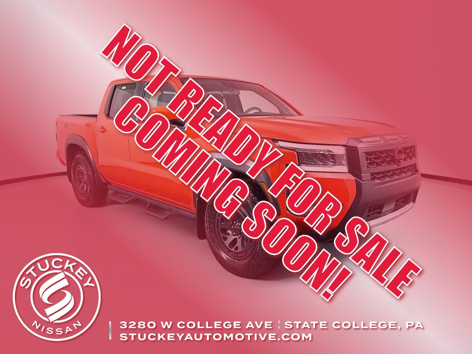 Afterburn Orange 2025 Nissan Frontier Pickup Truck Four-Wheel Drive Automatic