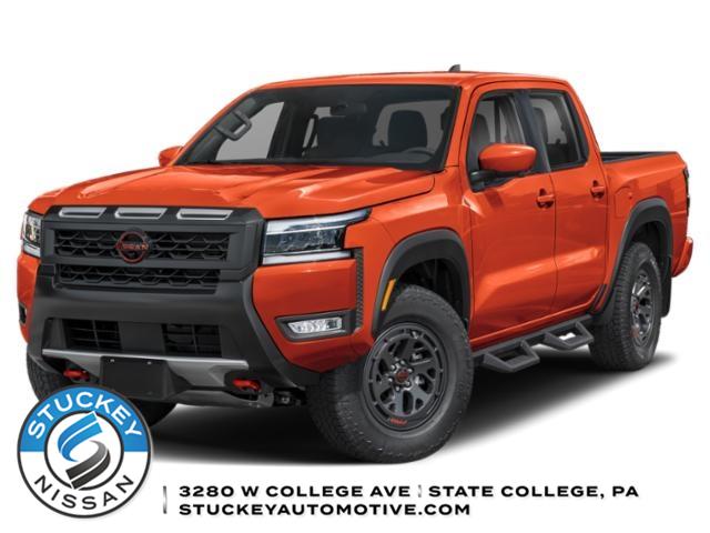 Afterburn Orange 2025 Nissan Frontier PRO-4X Crew Cab 4WD Pickup Truck Four-Wheel Drive Automatic