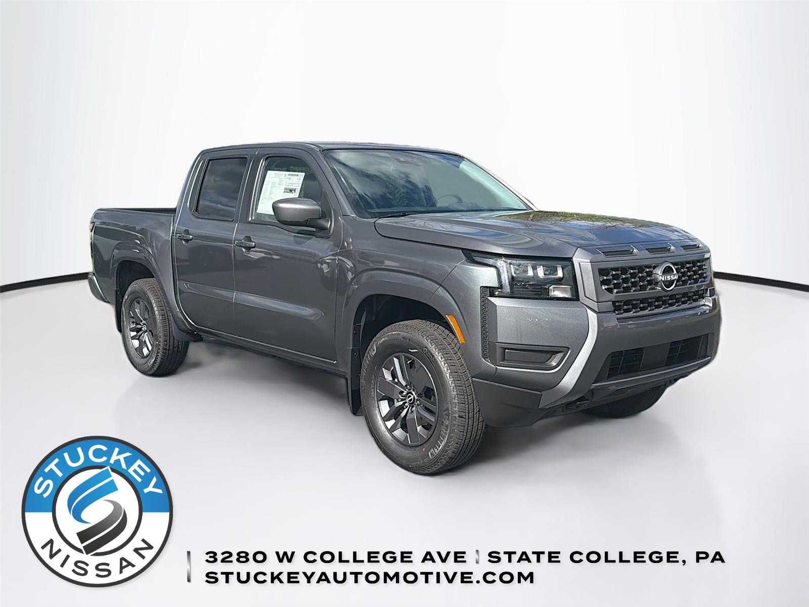 Gray (Gun Metallic) 2026 Nissan Frontier Pickup Truck Four-Wheel Drive Automatic