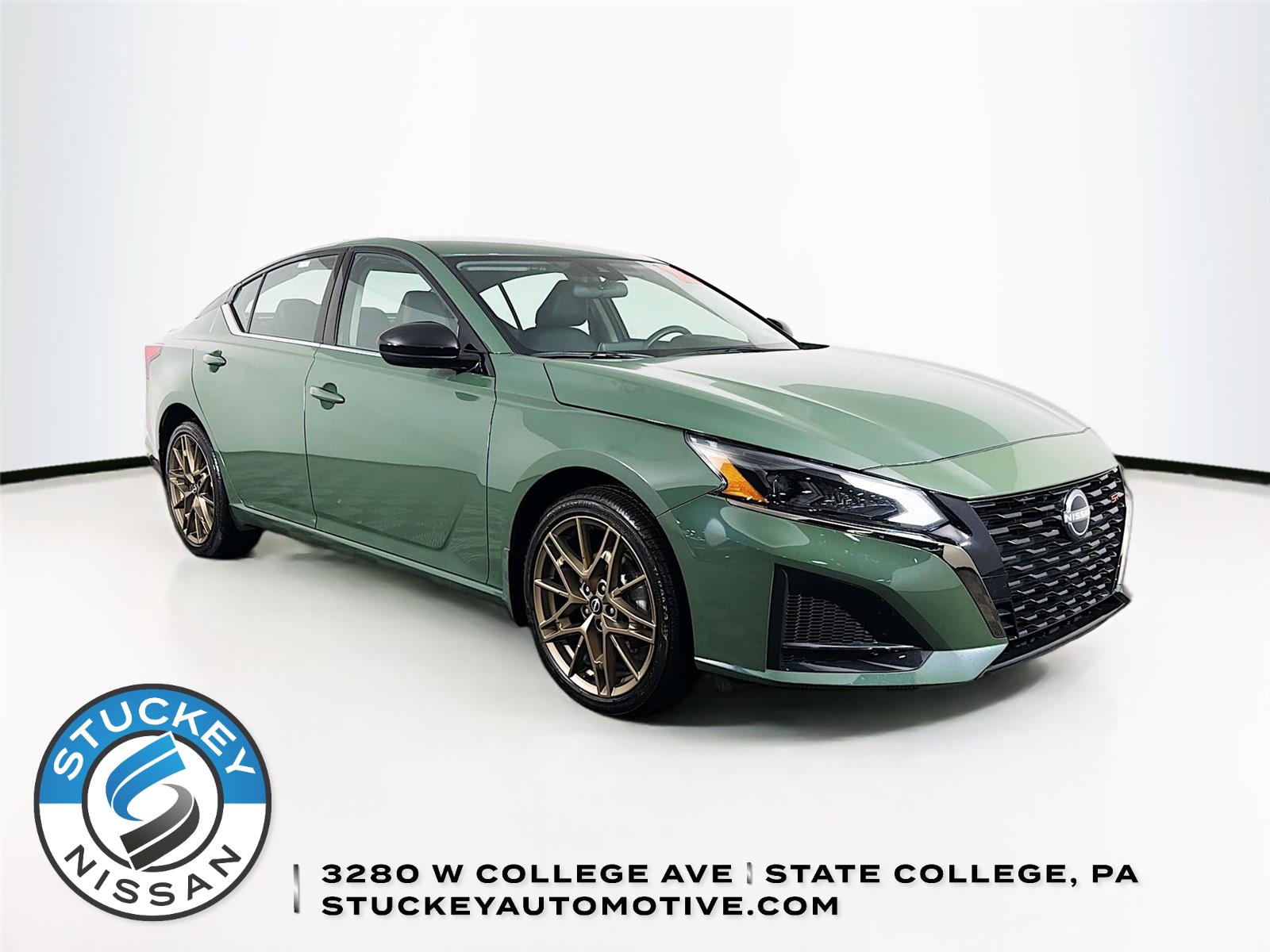 Tactical Green Metallic 2025 Nissan Altima 2.5 SR AWD Sedan All-Wheel Drive Continuously Variable Transmission