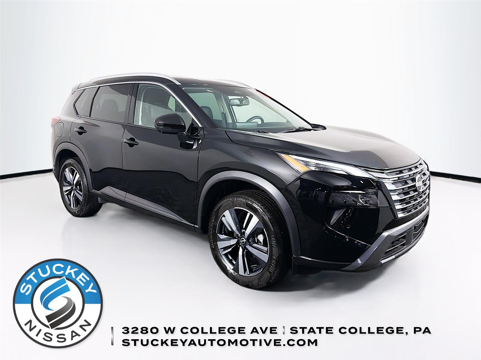 Super Black 2025 Nissan Rogue SUV / Crossover All-Wheel Drive Continuously Variable Transmission