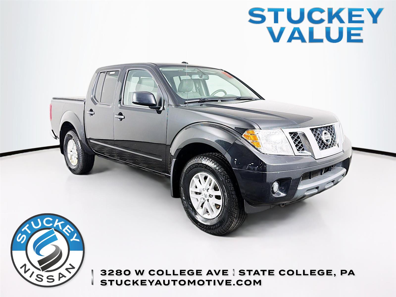 Gray (Magnetic Black) 2017 Nissan Frontier SV V6 Crew Cab 4WD Pickup Truck Four-Wheel Drive Automatic