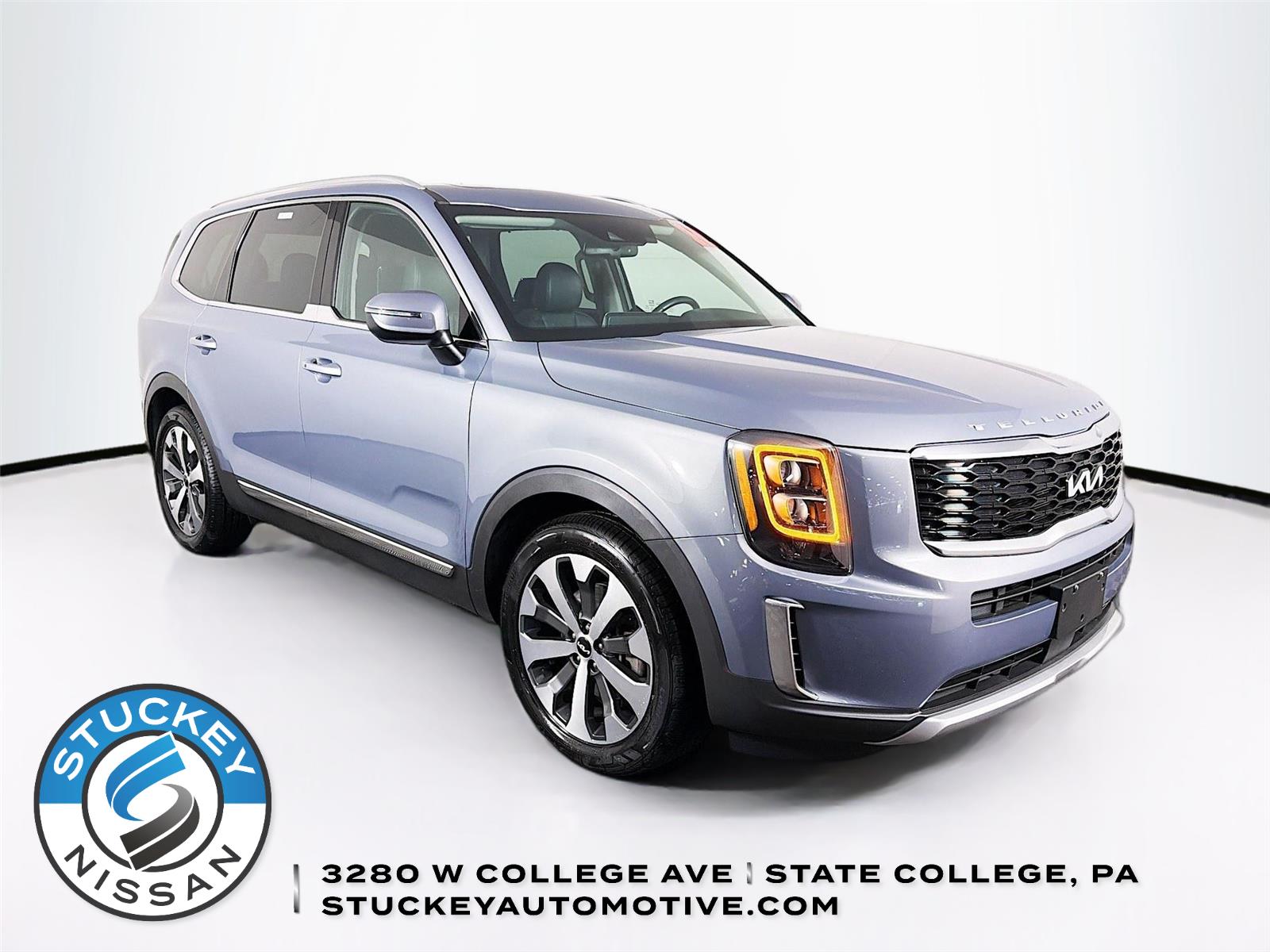 Everlasting Silver 2022 Kia Telluride EX AWD SUV / Crossover All-Wheel Drive 8-Speed Automatic