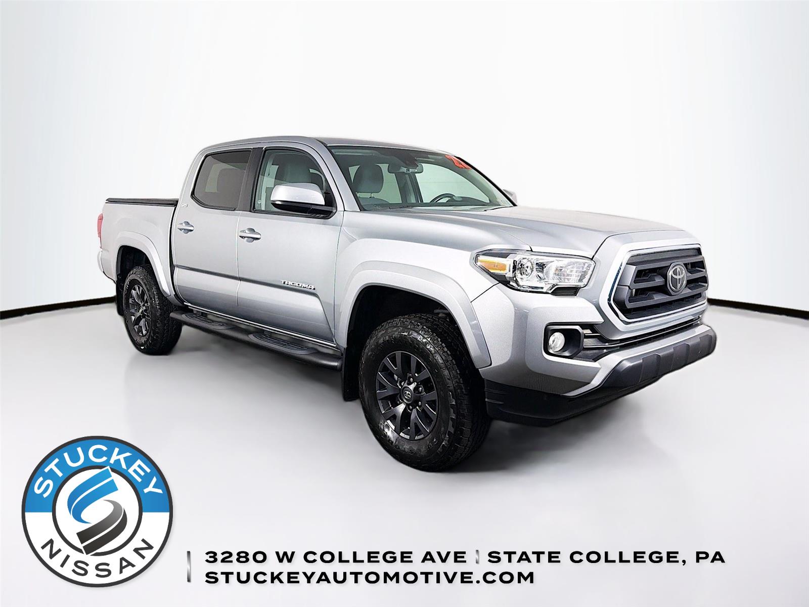 Celestial Silver Metallic 2022 Toyota Tacoma Pickup Truck Four-Wheel Drive Automatic