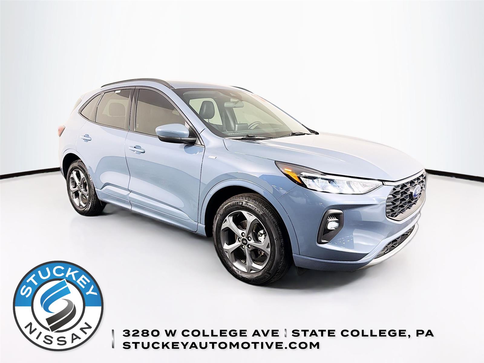 Vapor Blue Metallic 2024 Ford Escape Hybrid SUV / Crossover All-Wheel Drive Continuously Variable Transmission
