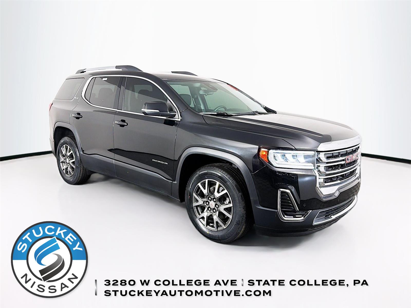 Gray (Satin Steel Metallic) 2021 GMC Acadia SUV / Crossover Four-Wheel Drive 9-Speed Automatic