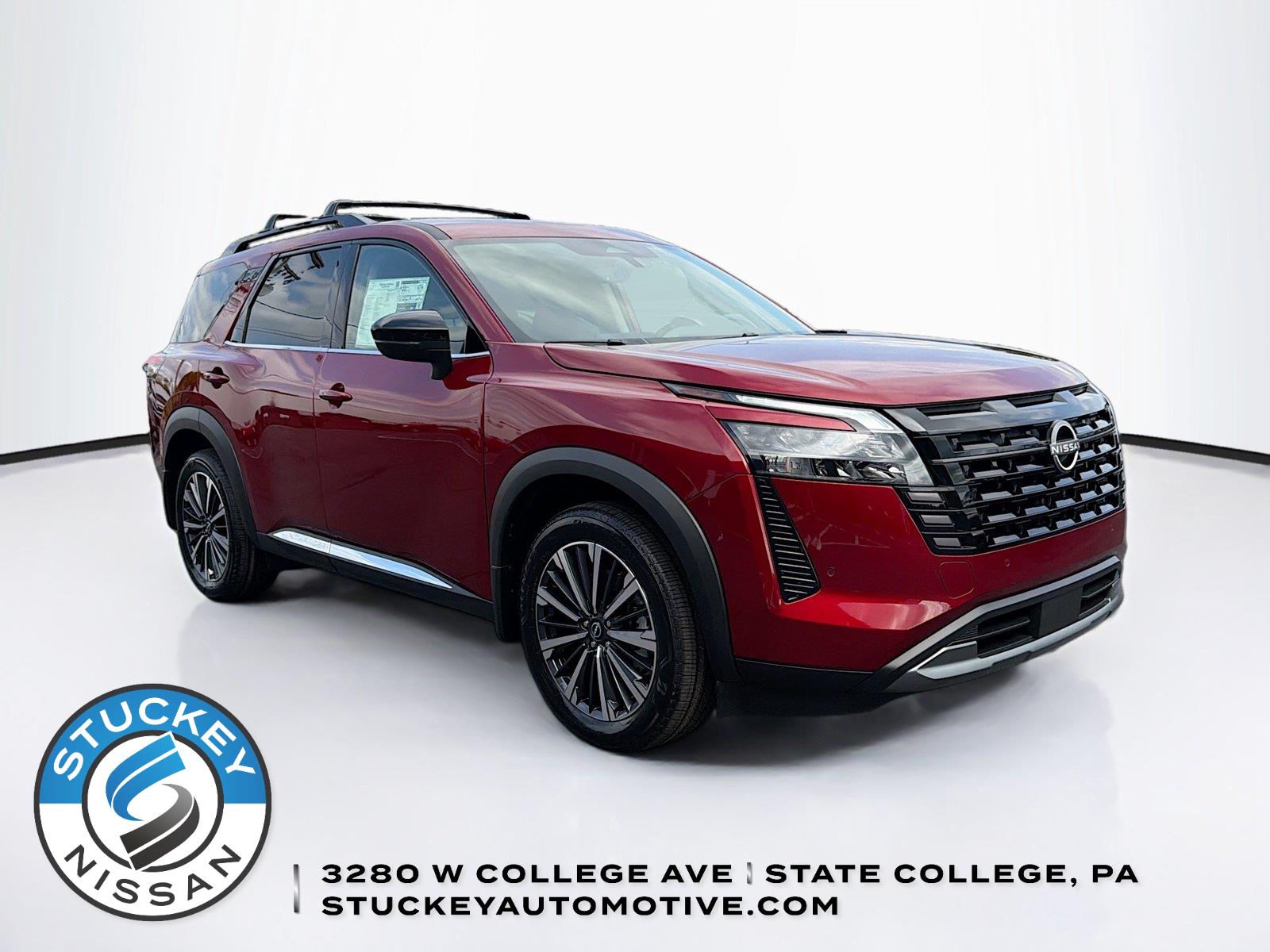 Red (Scarlet Ember Tintcoat) 2026 Nissan Pathfinder SUV / Crossover All-Wheel Drive Automatic