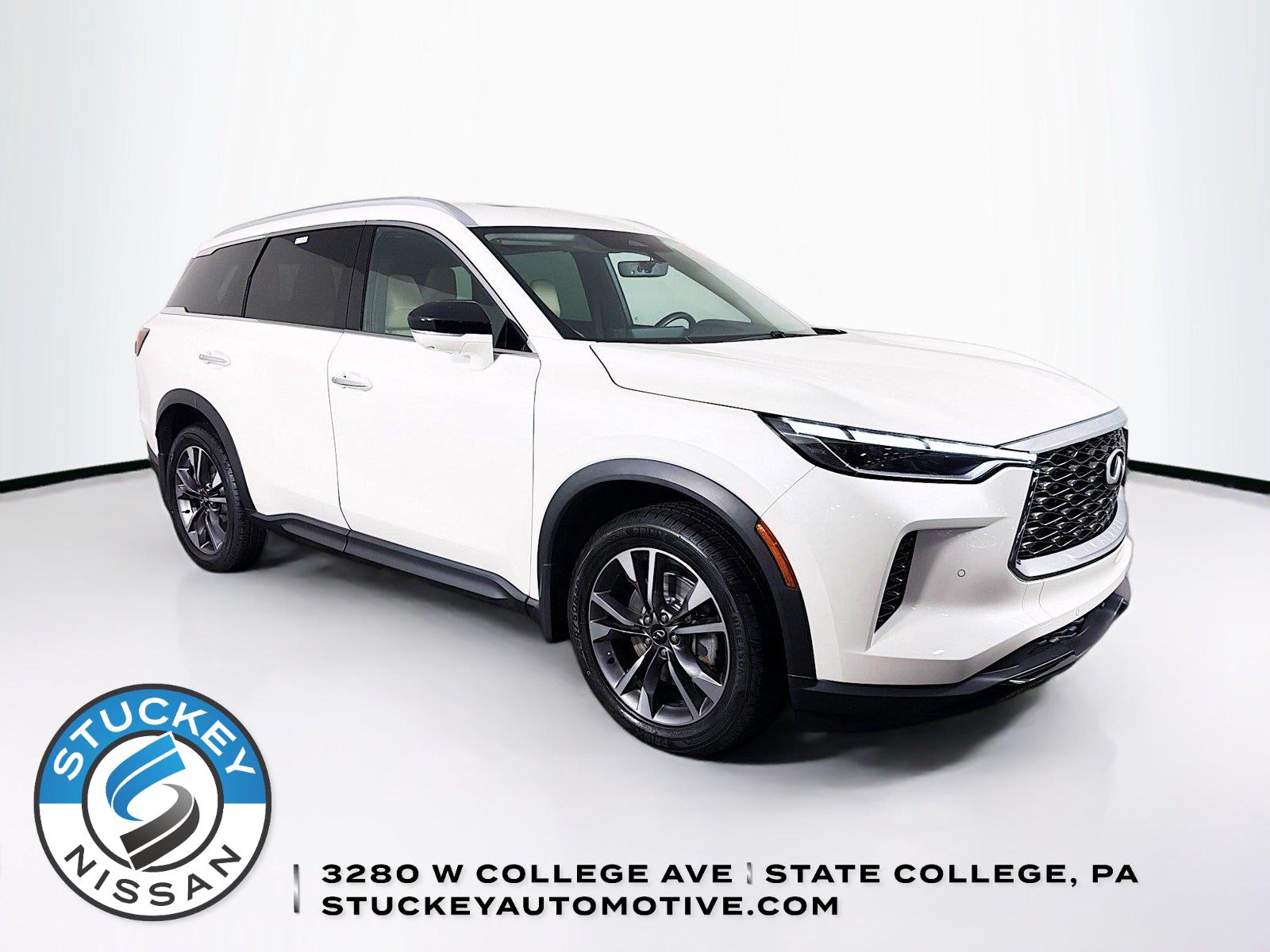 Majestic White 2023 INFINITI QX60 SUV / Crossover All-Wheel Drive Automatic