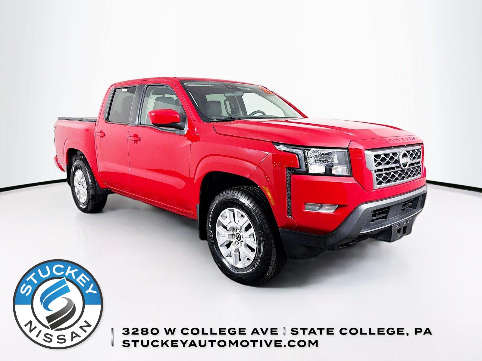 Red Alert 2023 Nissan Frontier Pickup Truck Four-Wheel Drive Automatic