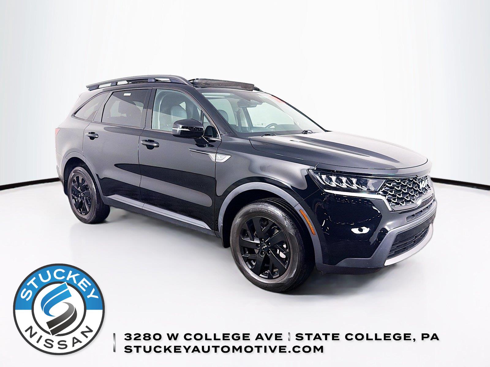 Ebony Black 2022 Kia Sorento SUV / Crossover All-Wheel Drive Automatic