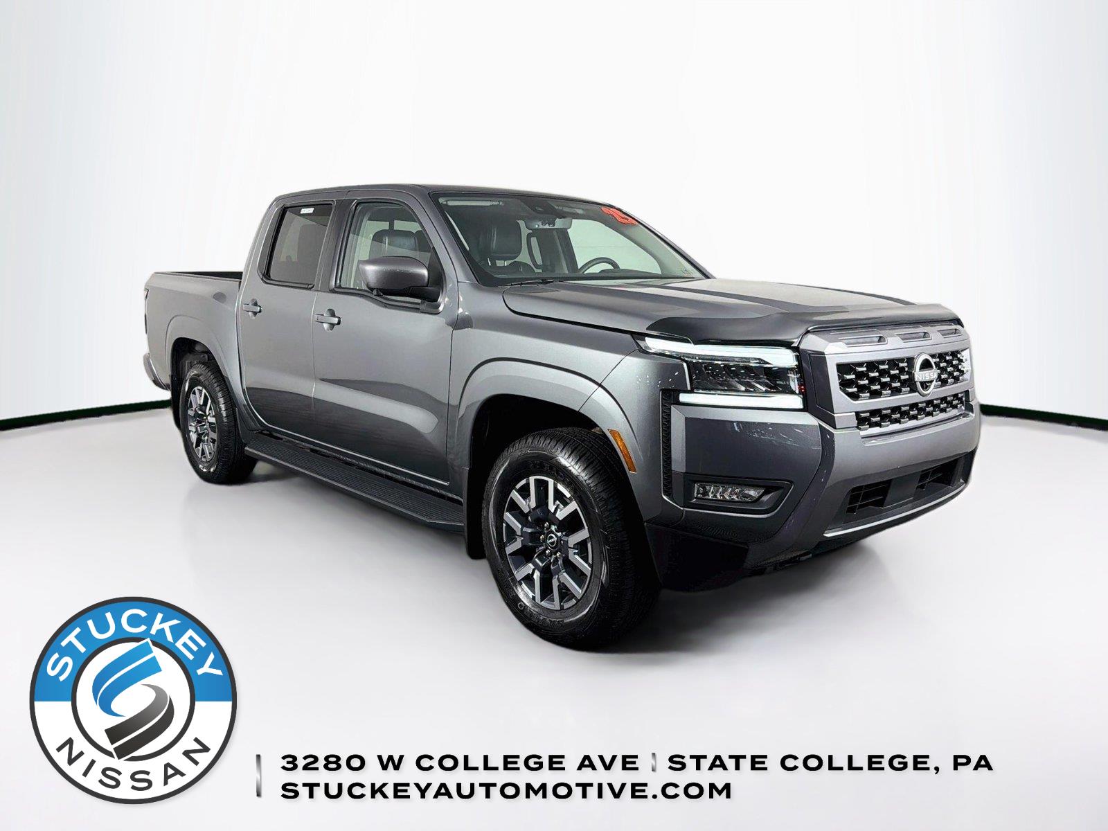 Gray (Gun Metallic) 2025 Nissan Frontier Pickup Truck Four-Wheel Drive Automatic