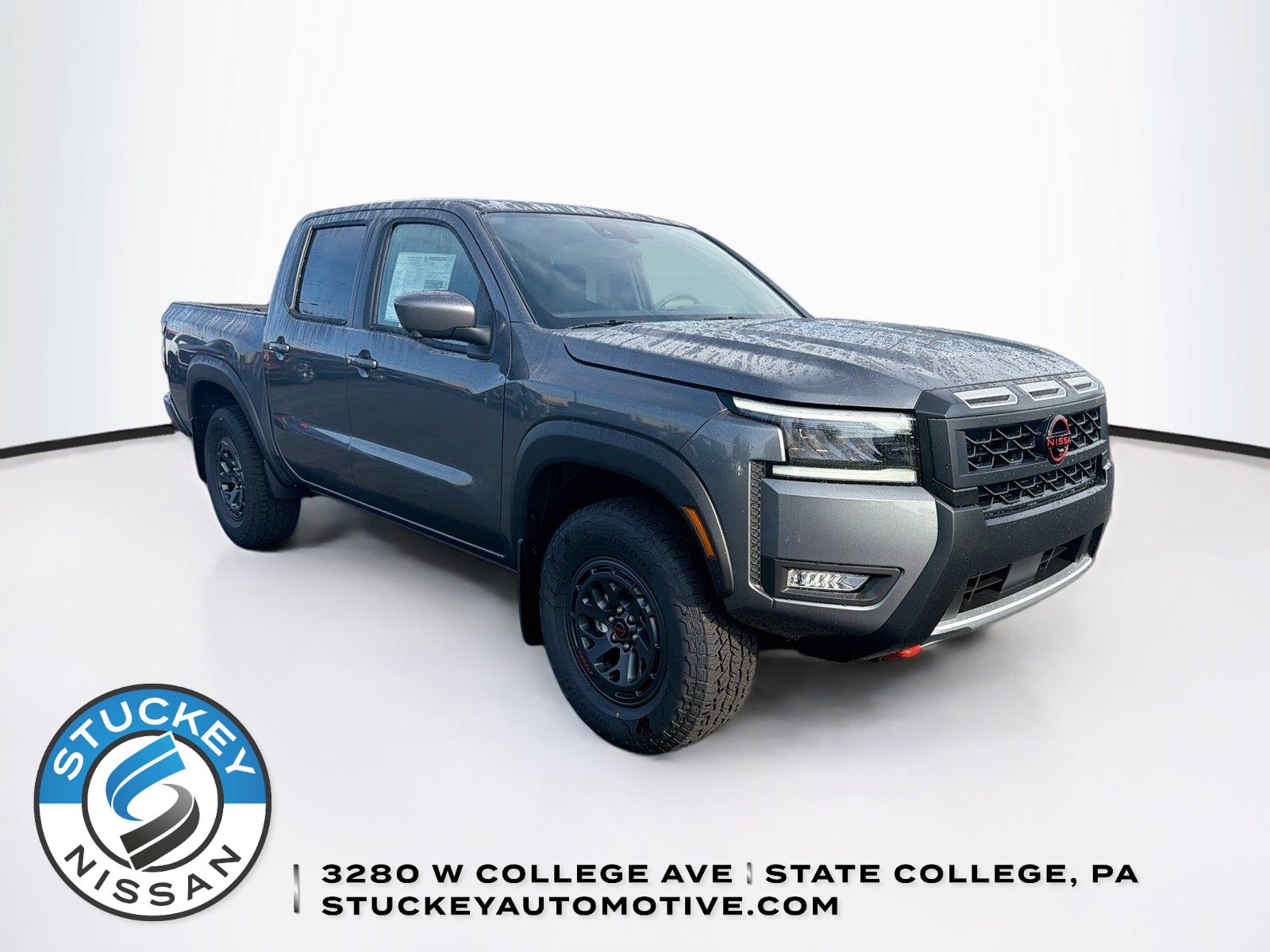 Gray (Gun Metallic) 2026 Nissan Frontier Pickup Truck Four-Wheel Drive Automatic