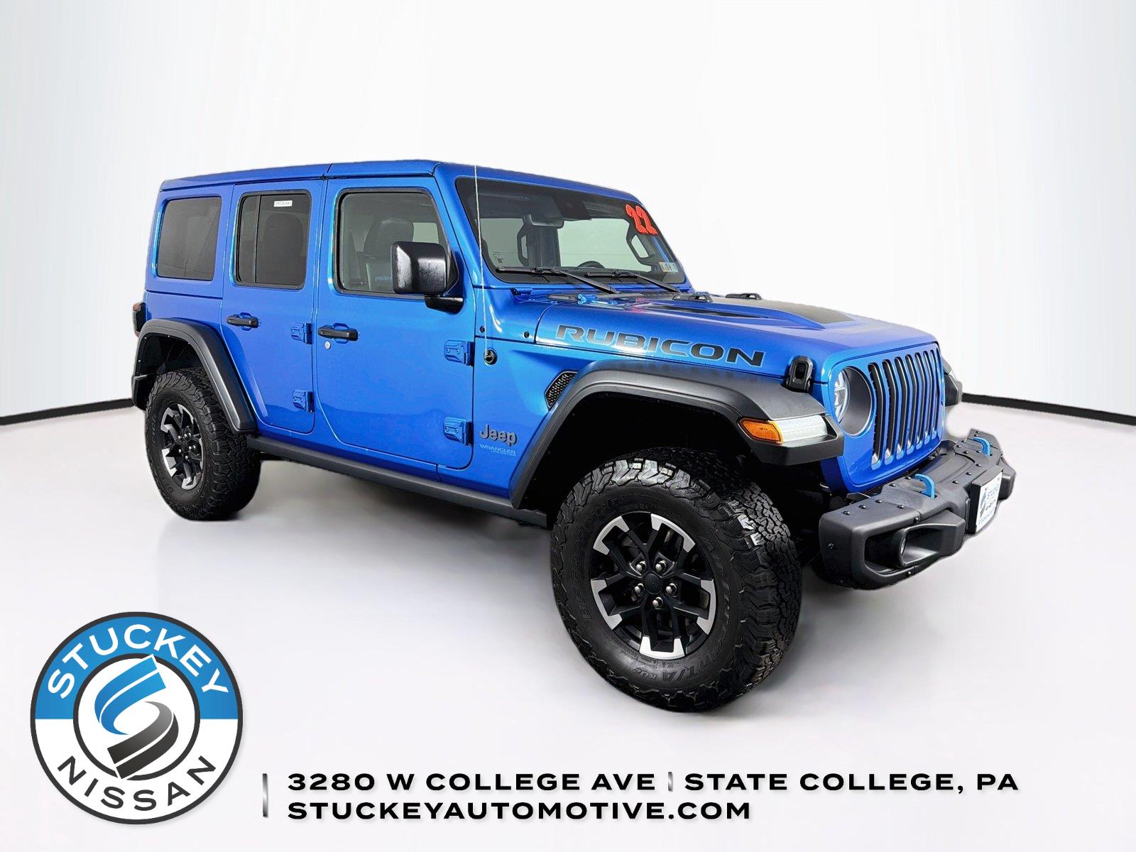 Hydro Blue Pearlcoat 2022 Jeep Wrangler 4xe SUV / Crossover Four-Wheel Drive 8-Speed Automatic