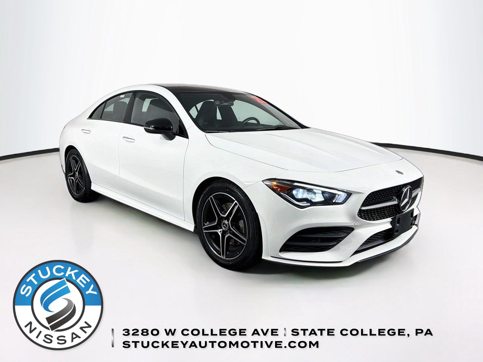 Polar White 2023 Mercedes-Benz CLA Coupe All-Wheel Drive Automatic