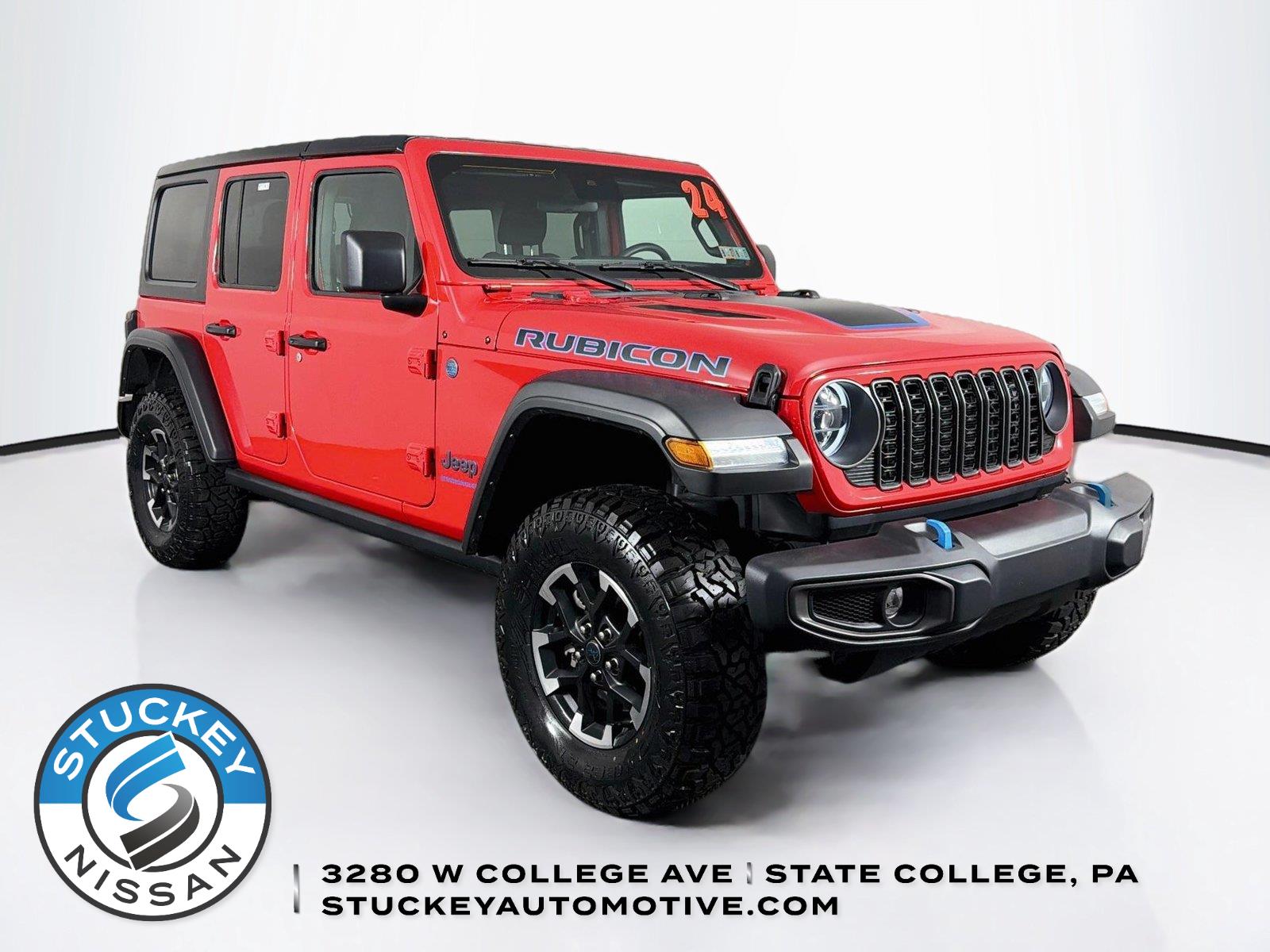 Firecracker Red Clearcoat 2024 Jeep Wrangler 4xe SUV / Crossover Four-Wheel Drive 8-Speed Automatic