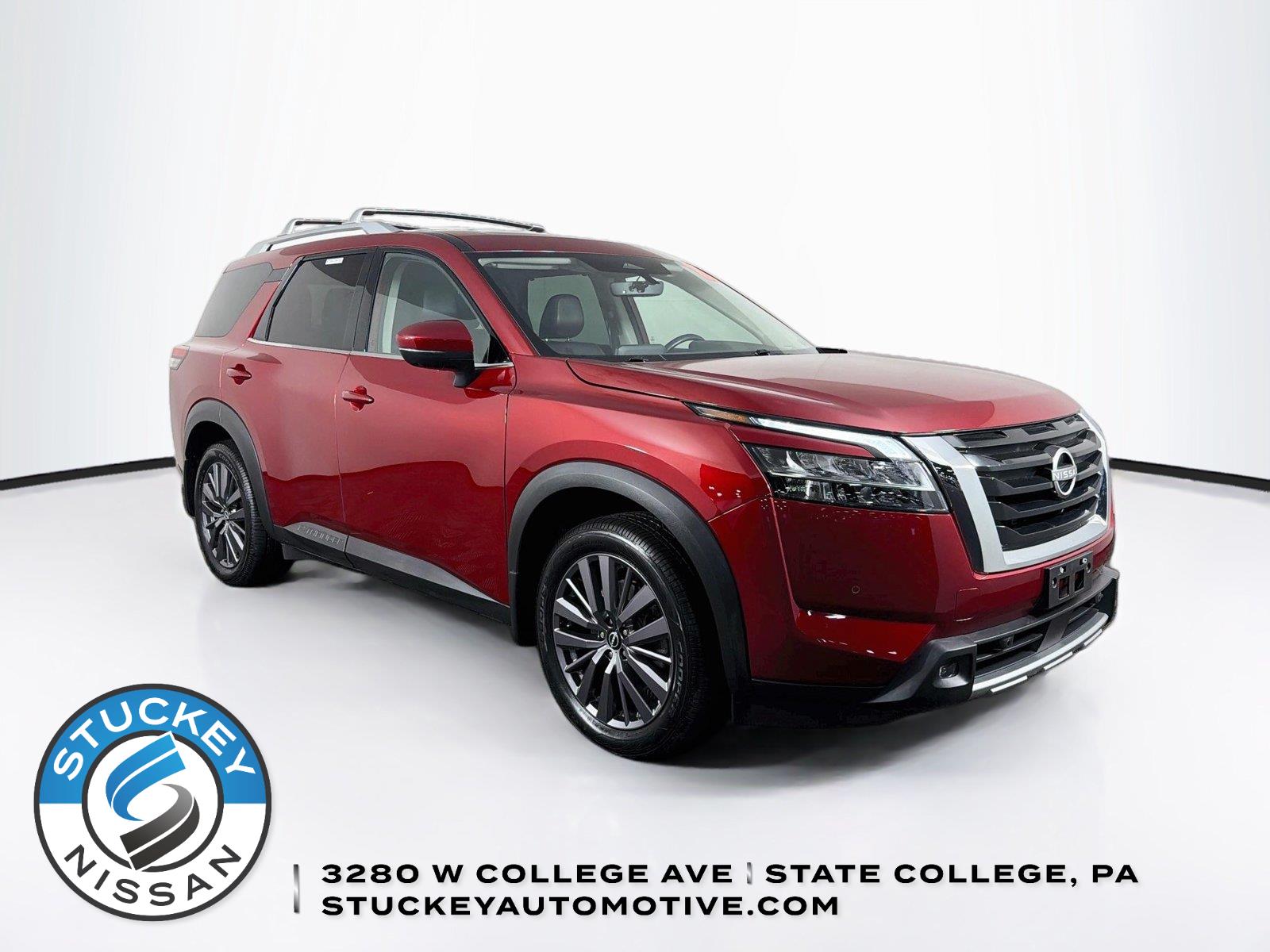 Red (Scarlet Ember Tintcoat) 2023 Nissan Pathfinder SUV / Crossover All-Wheel Drive Automatic