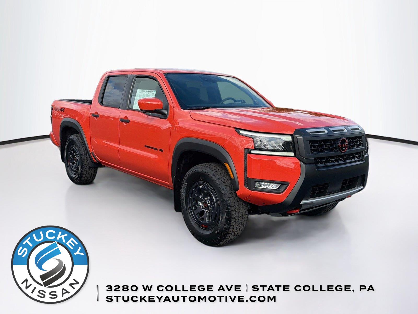 Afterburn Orange 2027 Nissan Frontier Pickup Truck Four-Wheel Drive Automatic