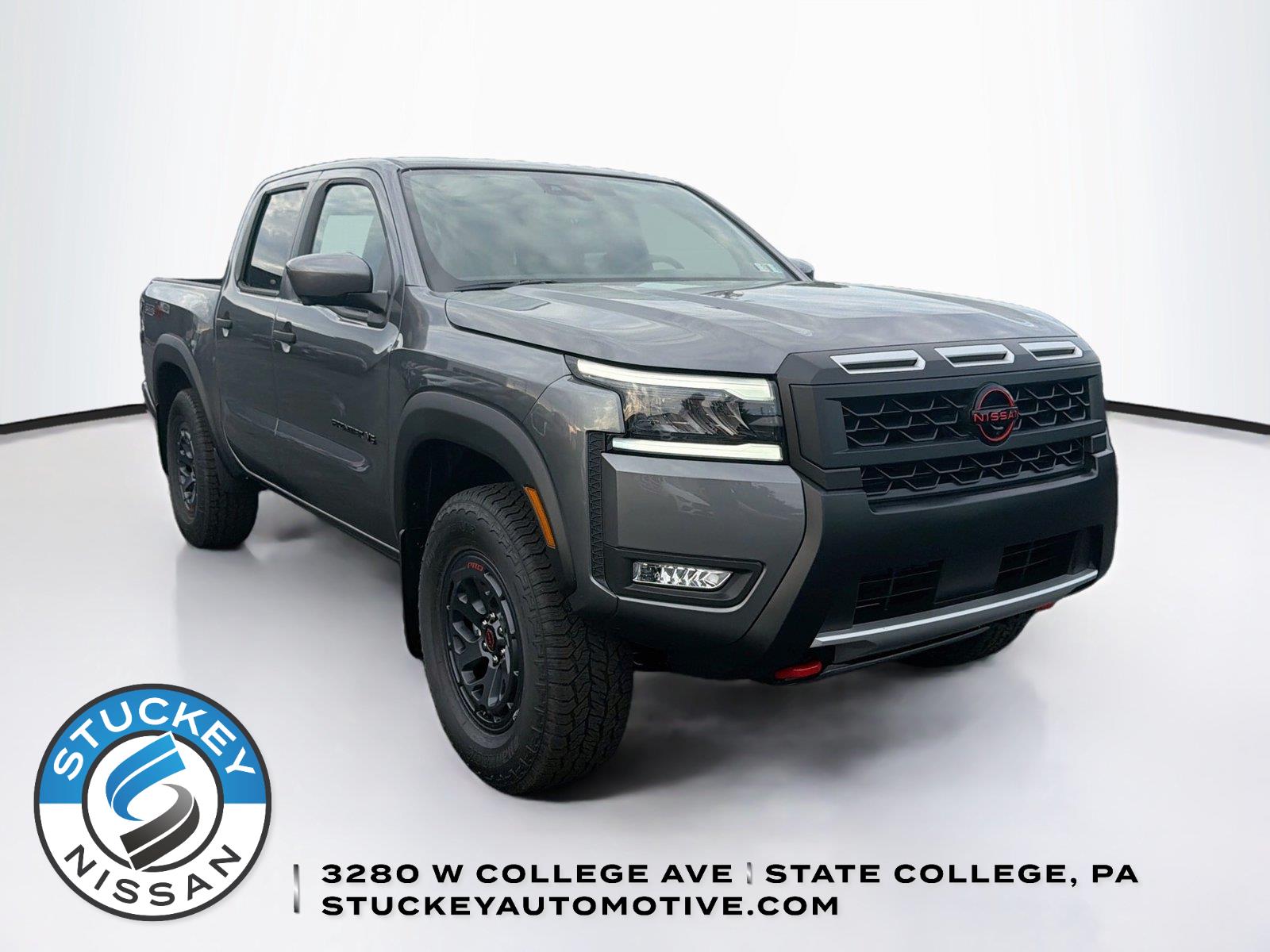 Gray (Gun Metallic) 2027 Nissan Frontier Pickup Truck Four-Wheel Drive Automatic