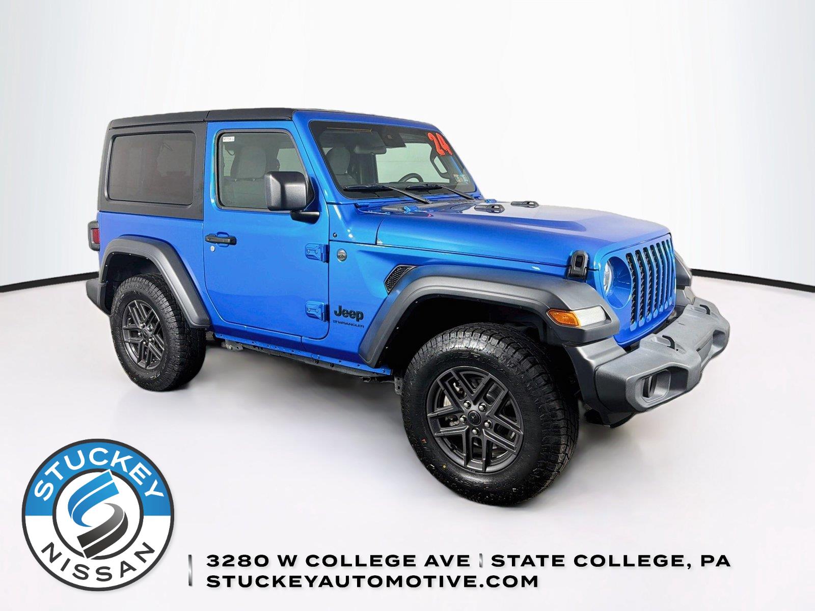 Hydro Blue Pearlcoat 2024 Jeep Wrangler SUV / Crossover Four-Wheel Drive 8-Speed Automatic