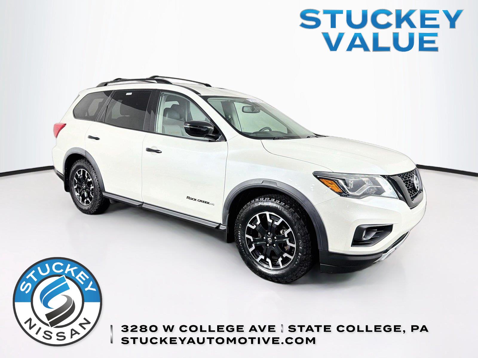 Pearl White Tricoat 2020 Nissan Pathfinder SUV / Crossover Four-Wheel Drive Continuously Variable Transmission