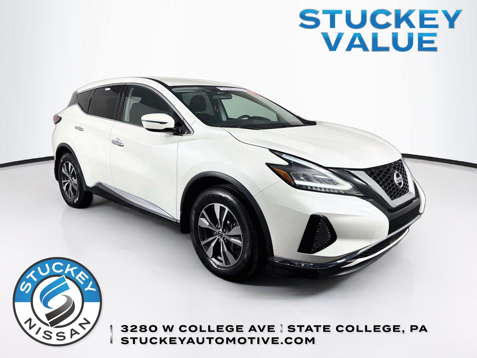 Pearl White Tricoat 2019 Nissan Murano SUV / Crossover All-Wheel Drive Continuously Variable Transmission