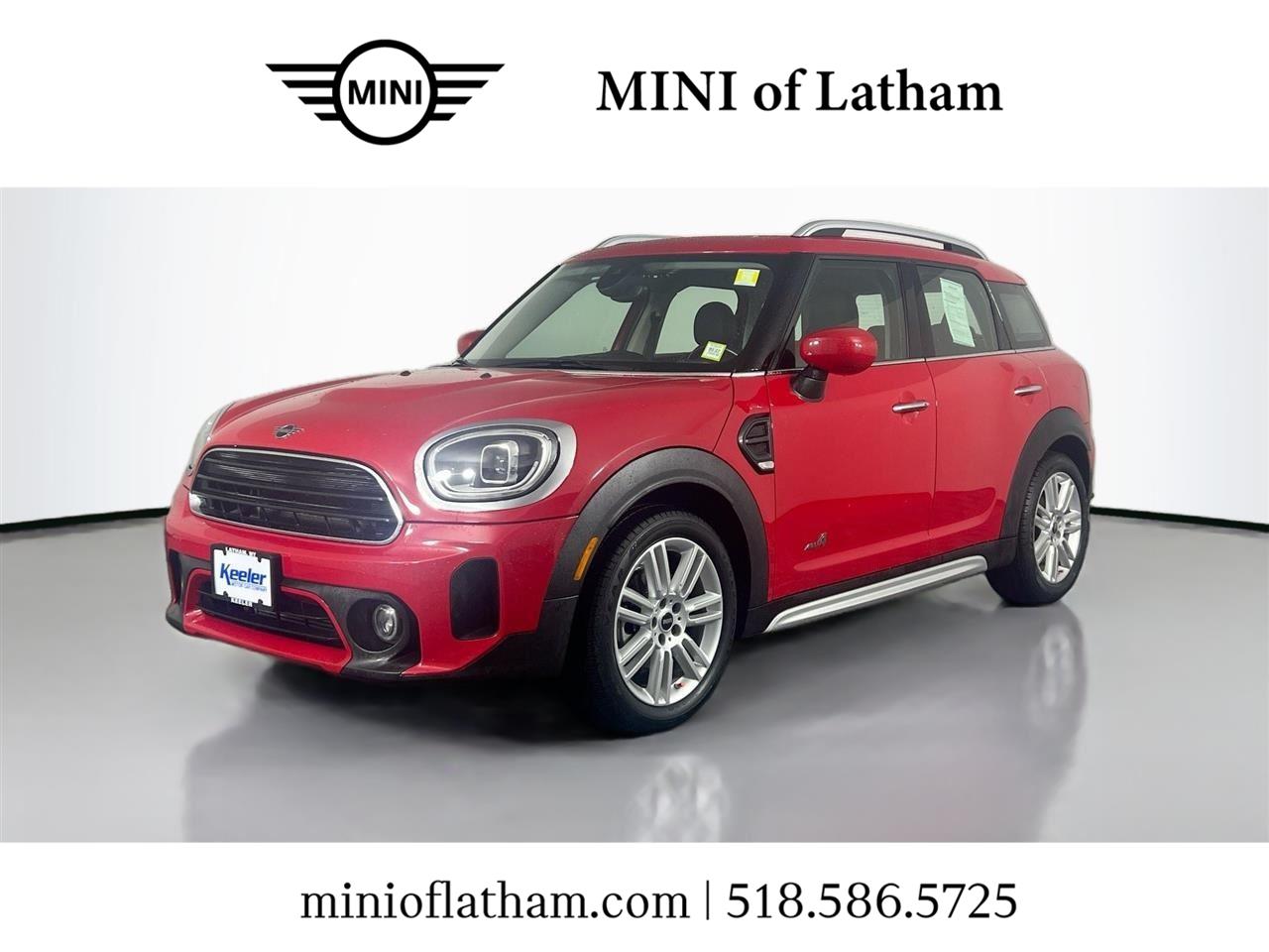 Chili Red 2022 MINI Countryman Cooper ALL4 AWD SUV / Crossover All-Wheel Drive Automatic