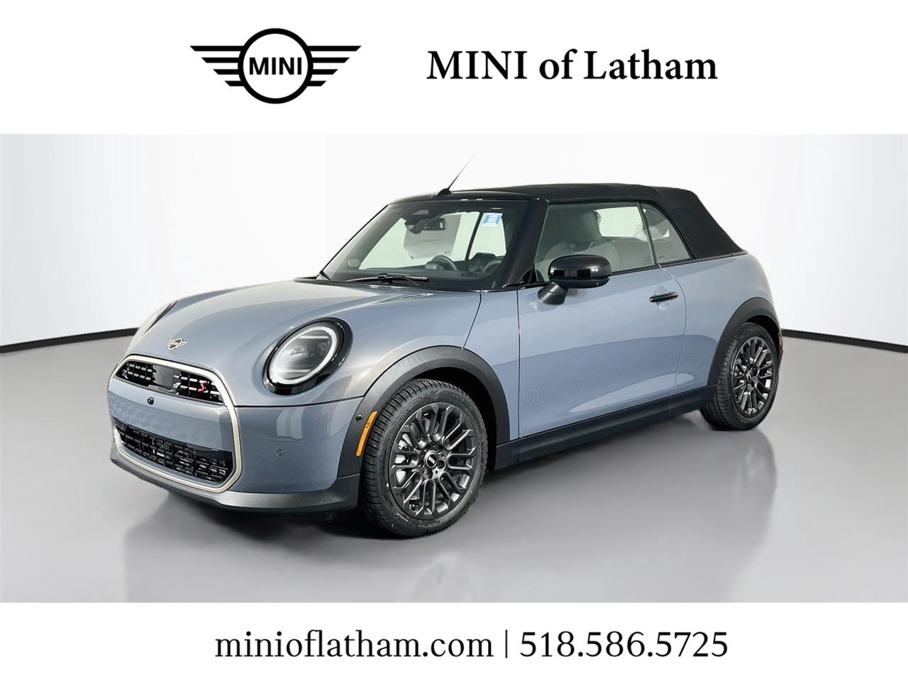 Red (Copper Grey Metallic) 2026 MINI Cooper Convertible Front-Wheel Drive 7-Speed Dual Clutch