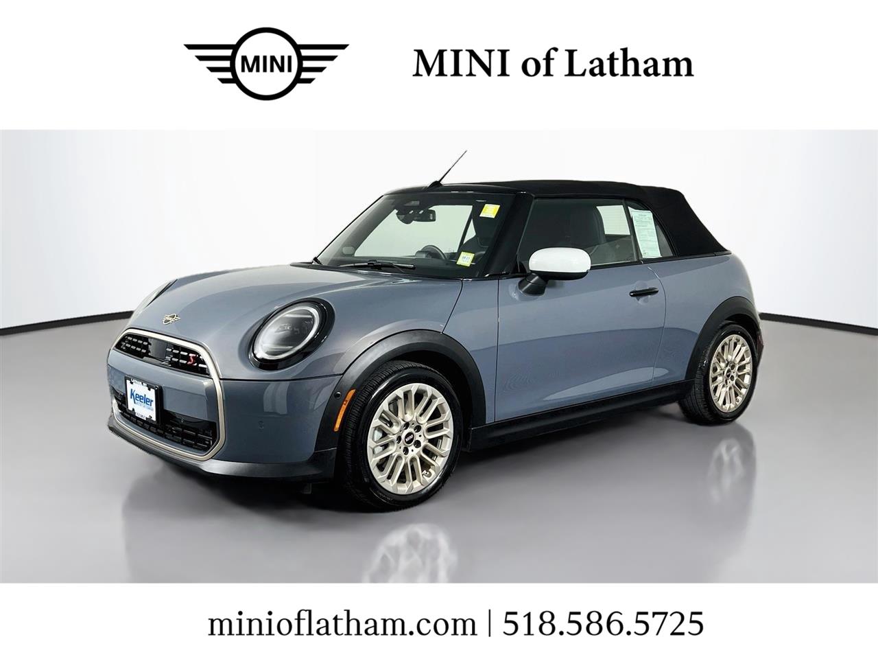 Red (Copper Grey Metallic) 2026 MINI Cooper Convertible Front-Wheel Drive 7-Speed Dual Clutch