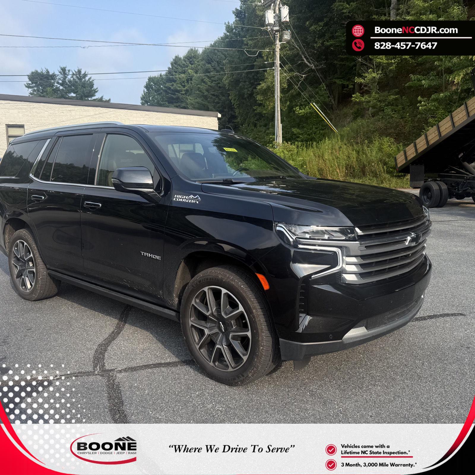 Black 2021 Chevrolet Tahoe SUV / Crossover Four-Wheel Drive Automatic