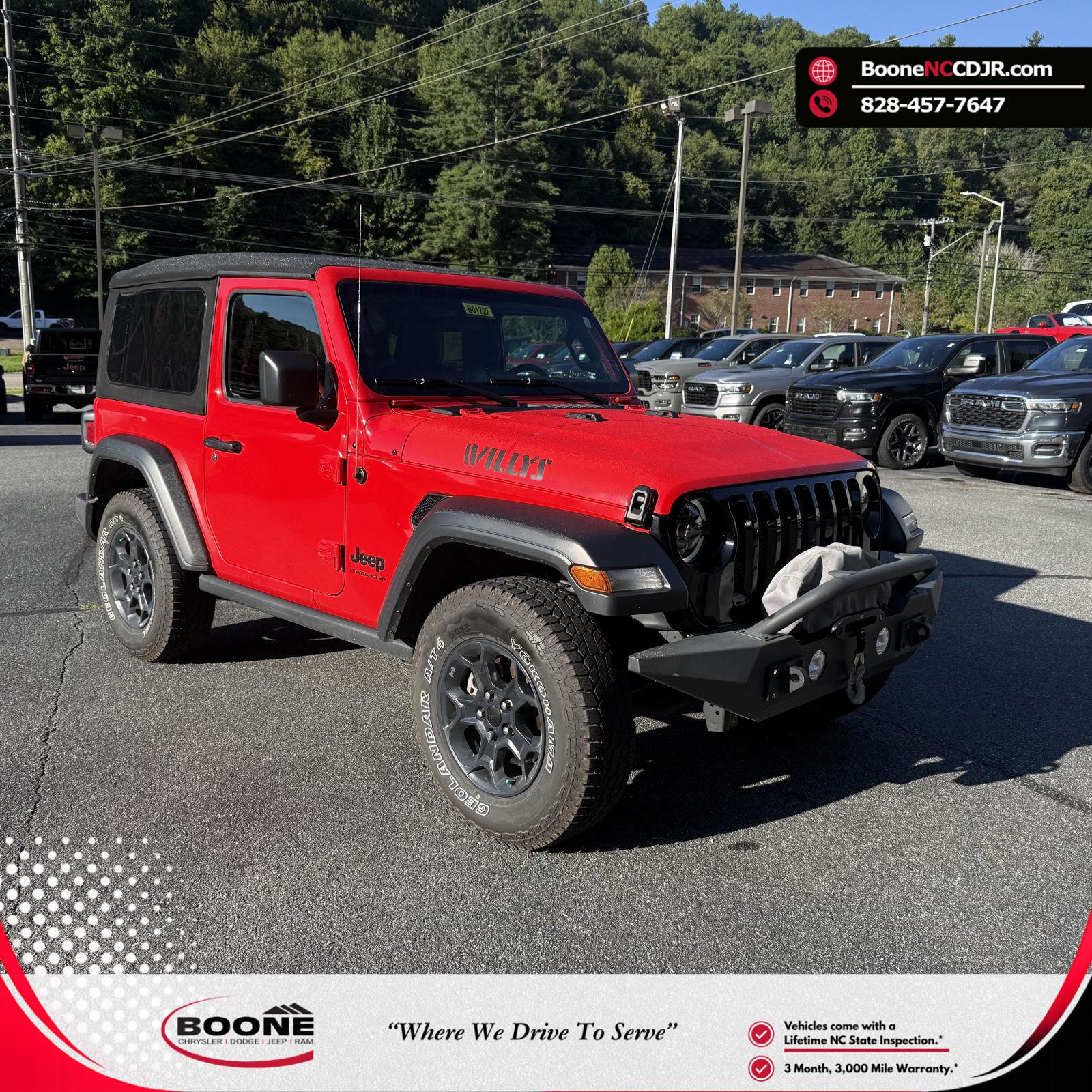 Firecracker Red Clearcoat 2023 Jeep Wrangler SUV / Crossover Four-Wheel Drive 8-Speed Automatic