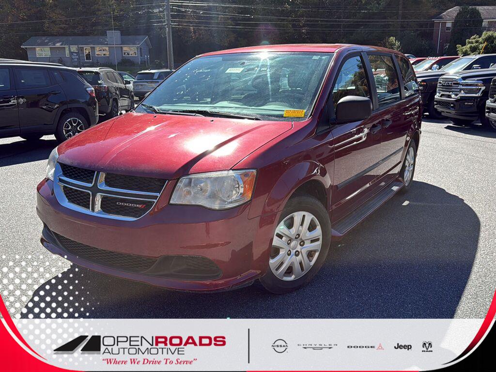 Deep Cherry Red Crystal Pearlcoat 2015 Dodge Grand Caravan Minivan Front-Wheel Drive 6-Speed Automatic