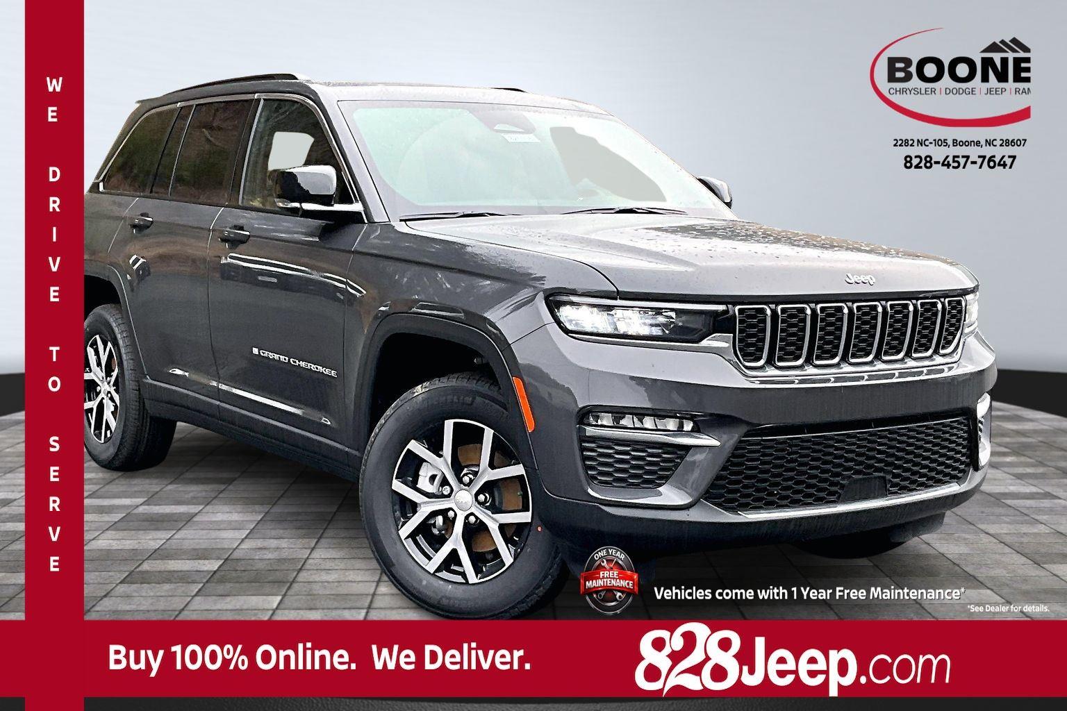 Baltic Gray Metallic Clearcoat 2025 Jeep Grand Cherokee Limited 4WD SUV / Crossover Four-Wheel Drive 8-Speed Automatic