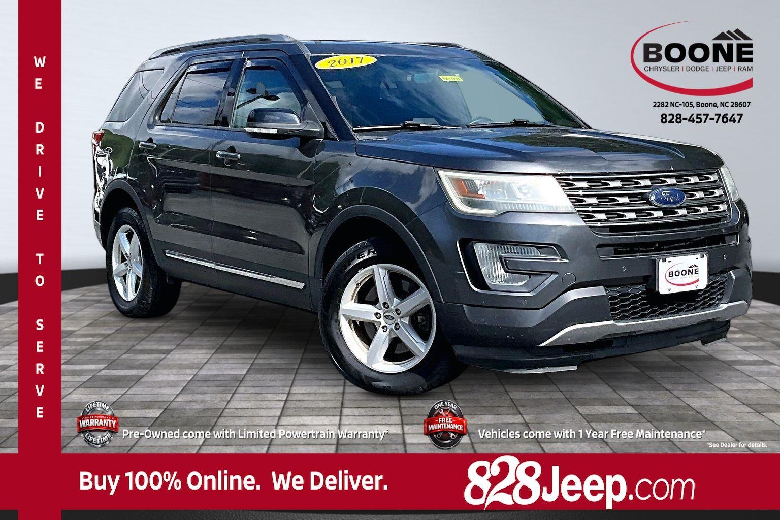 Gray (Magnetic Metallic) 2017 Ford Explorer XLT AWD SUV / Crossover All-Wheel Drive 6-Speed Automatic