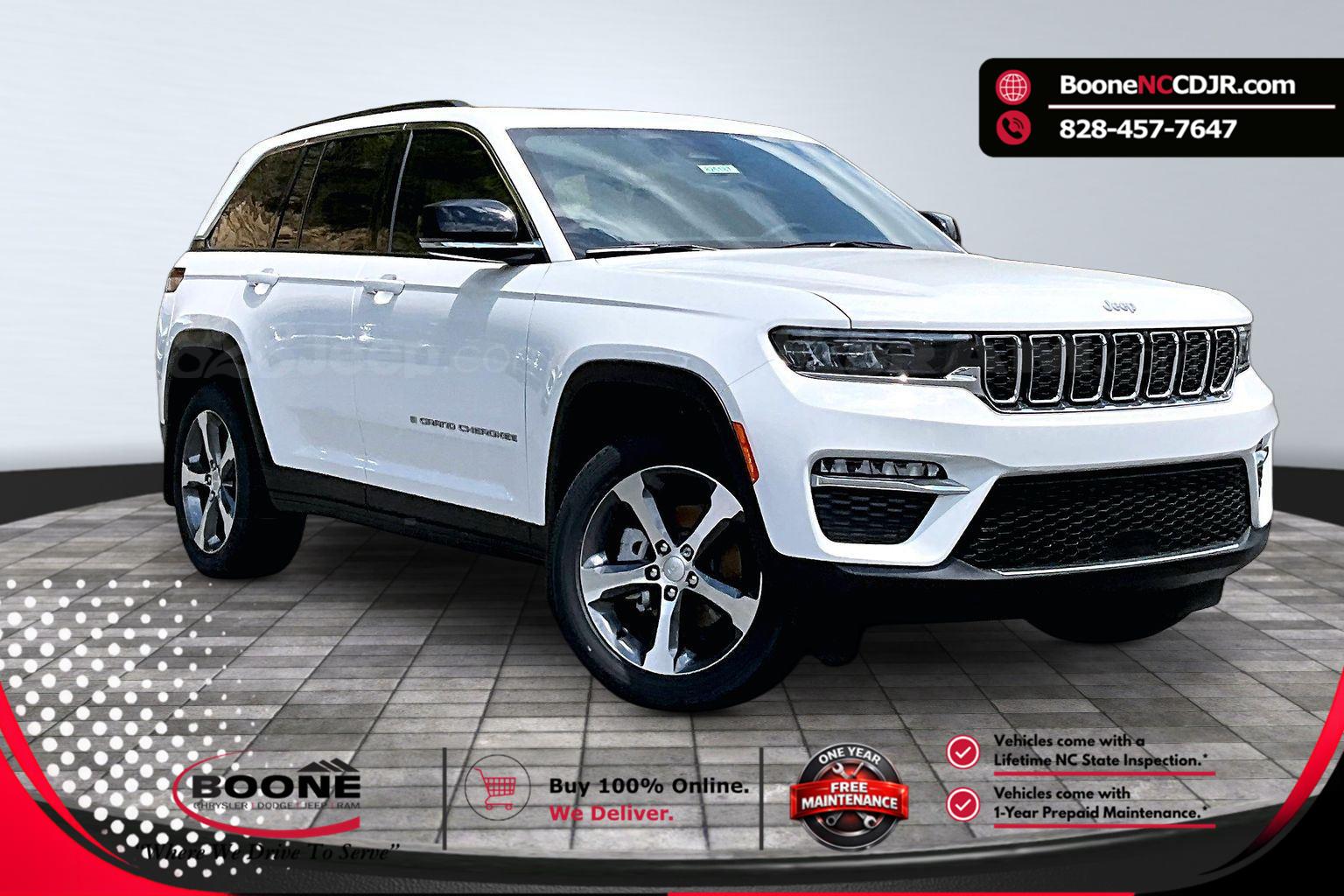 Bright White Clearcoat 2025 Jeep Grand Cherokee Limited 4WD SUV / Crossover Four-Wheel Drive 8-Speed Automatic