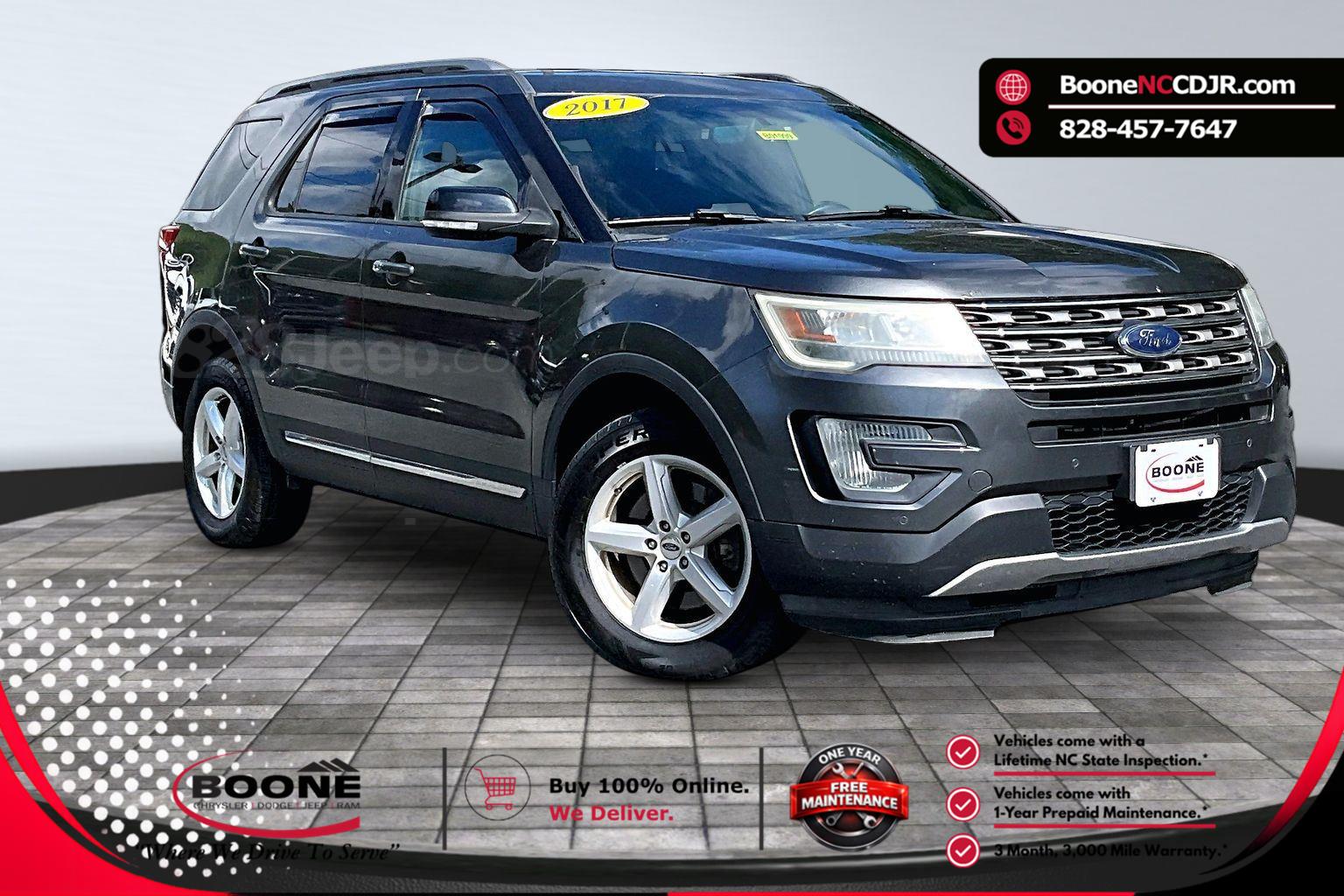 Gray (Magnetic Metallic) 2017 Ford Explorer XLT AWD SUV / Crossover All-Wheel Drive 6-Speed Automatic